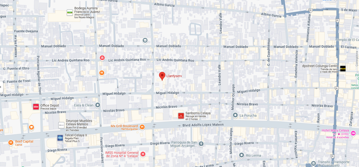 Map location